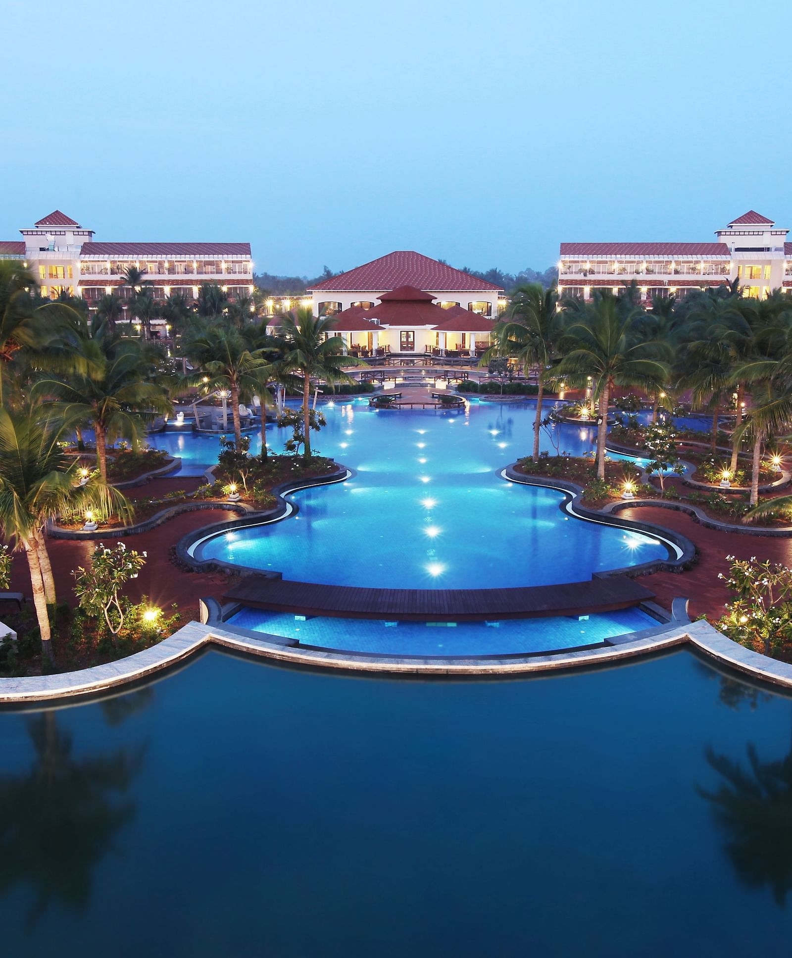 Exterior Pool & Liaea North & South Elevation of Ocean Spray, Puducherry