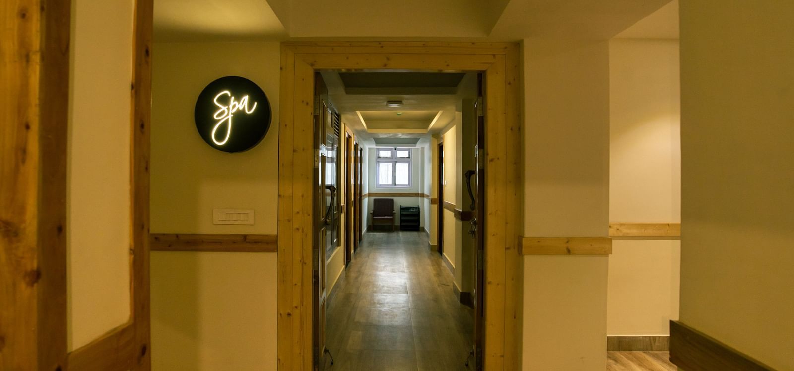 a shot of the entrance at our in-house spa I Avianna Gangtok Prime Hotel & Spa 