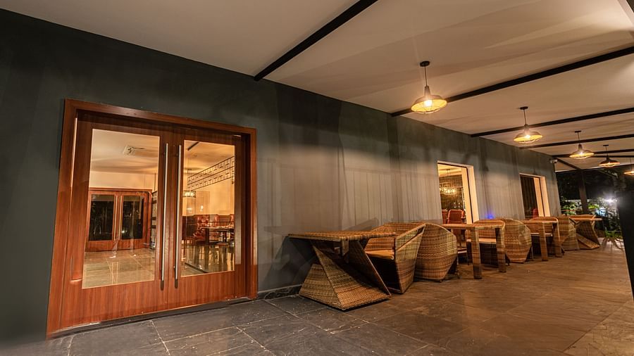 a panoramic image of the exterior of the mekong restaurant  - Darza Resorts