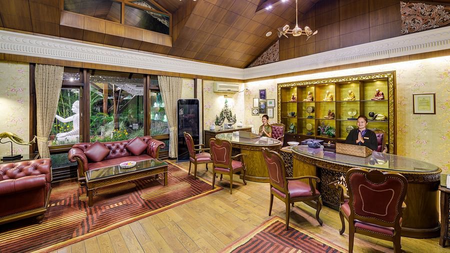 seating space at the lobby - Mayfair Spa Resort & Casino Gangtok 