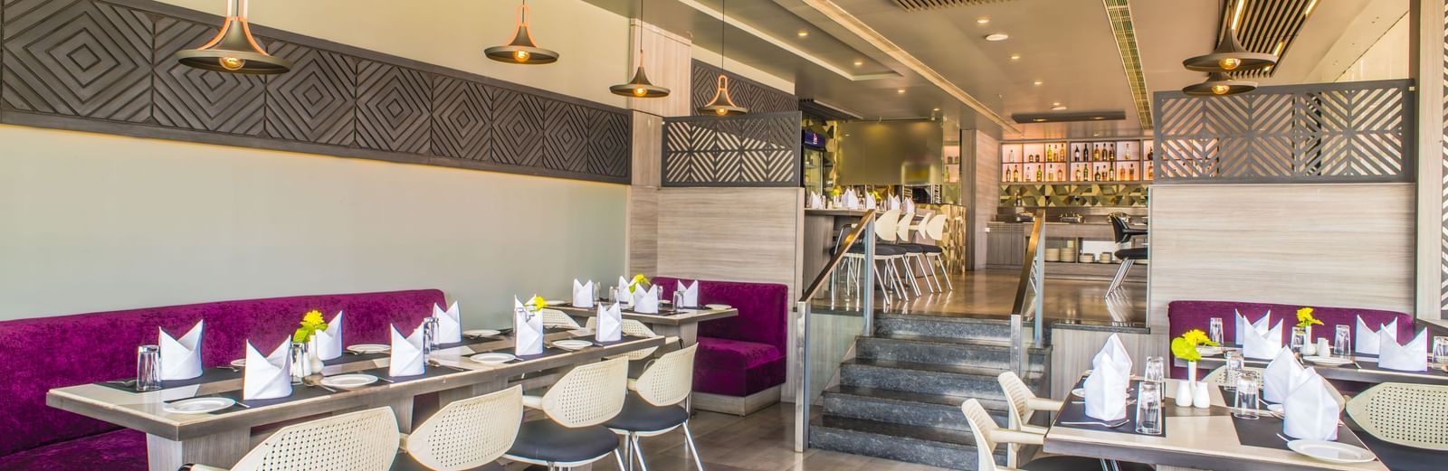 Another view of the restaurant dining area at The Citi Residenci Hotel, Asansol.