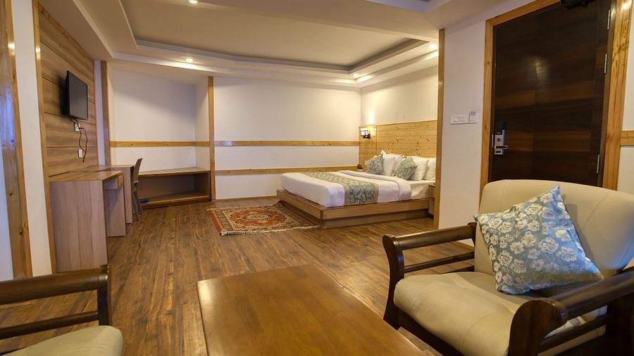 A photo of Studio suite with the sitting area of our hotel I Avianna Gangtok Prime Hotel & Spa