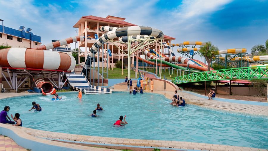 Float Tornado slide at Crescent Water Park