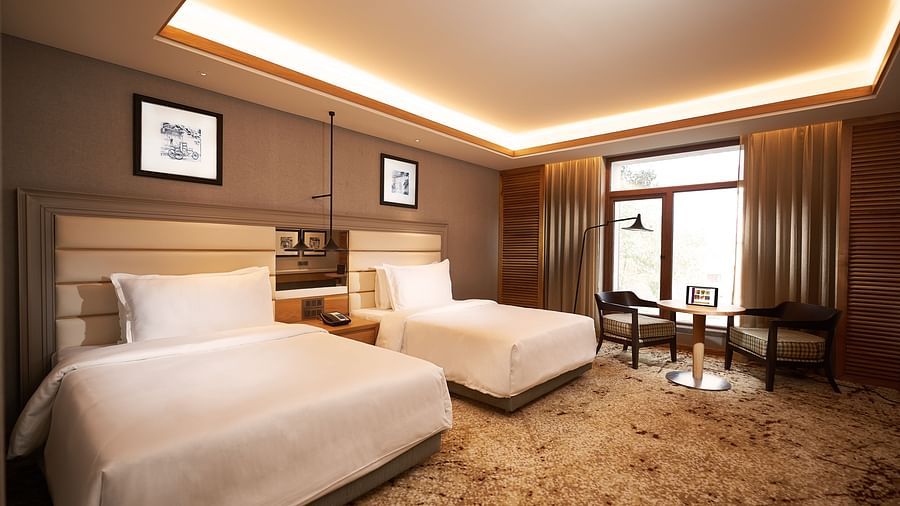 Club Rooms image with a view outside window
