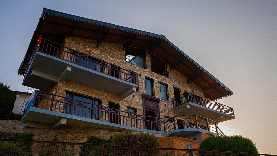 A beautiful stone-built homestay nestled amidst verdant hills, offering a picturesque retreat in nature's lap. - Blusalzz Homes The Himalayan Bungalow, Almora