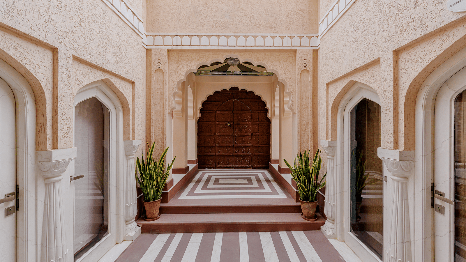 Rich Interiors in Surya Haveli Jaipur