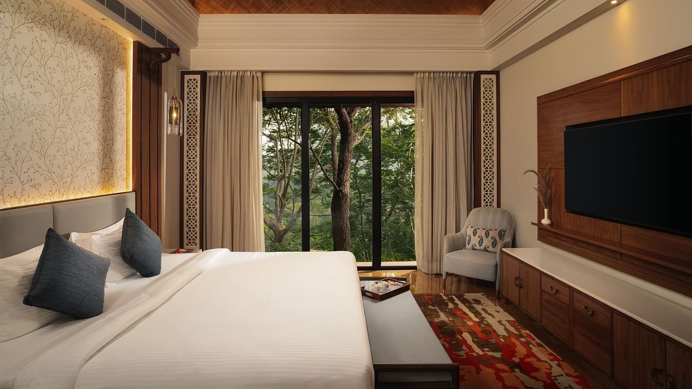 The Ananta Udaipur Udaipur Executive Suite Bedroom