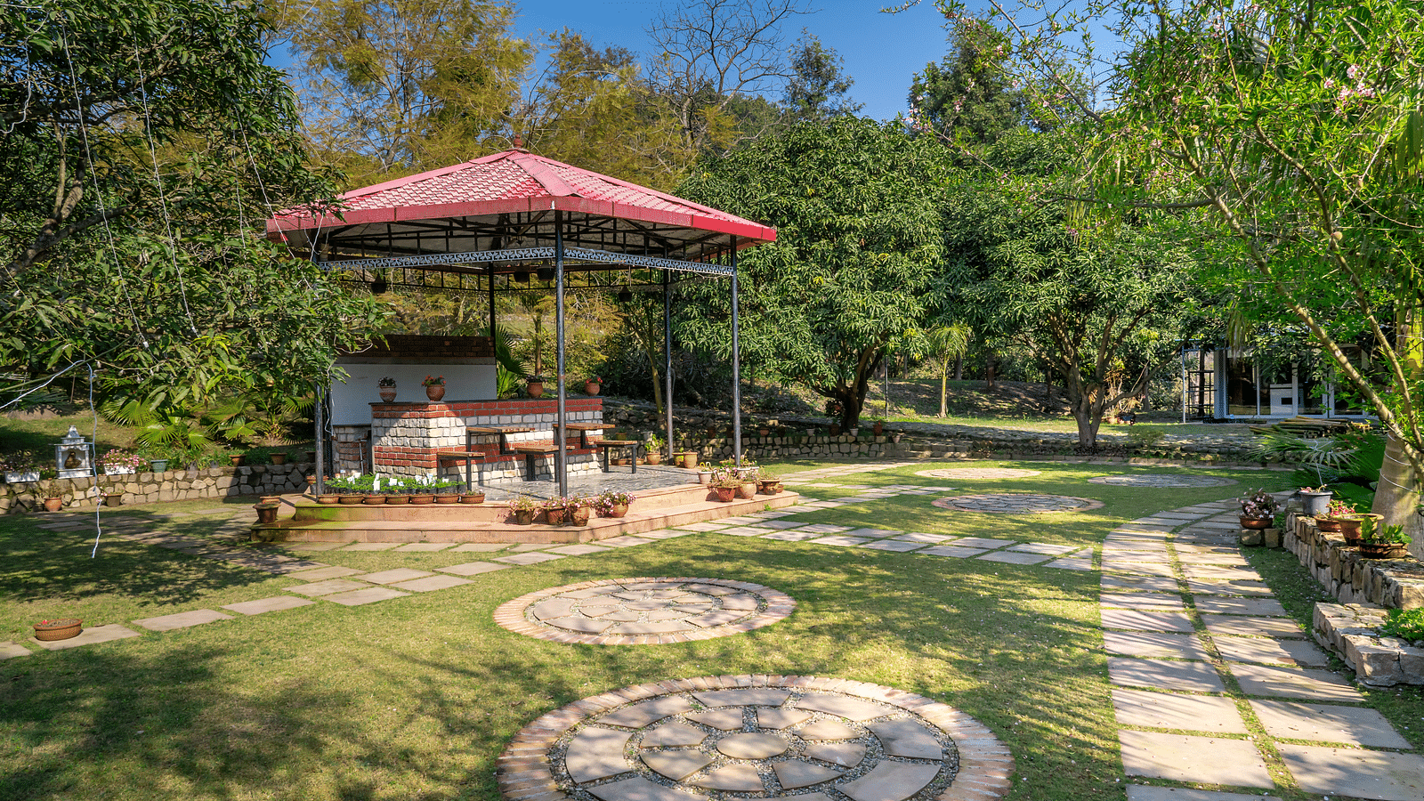 Exterior view of at The Sylvan Retreat, Dehradun during a sunny day. 