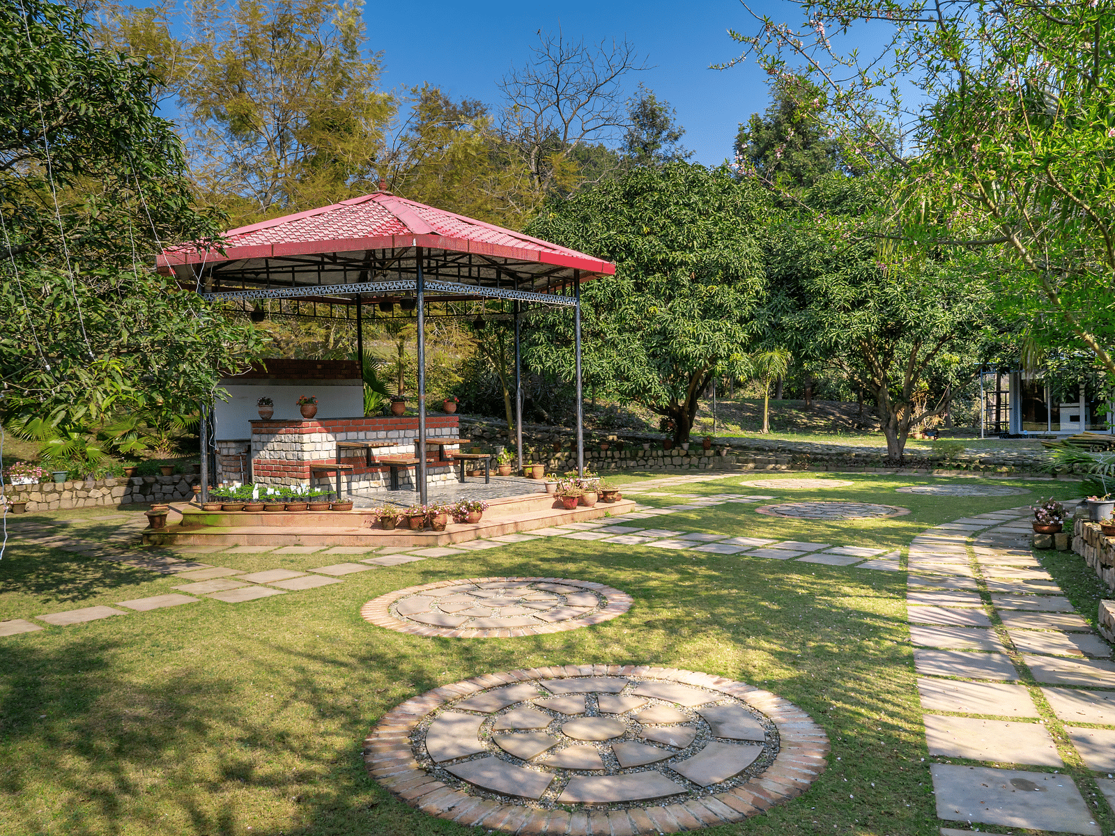 Exterior view of at The Sylvan Retreat, Dehradun during a sunny day. 