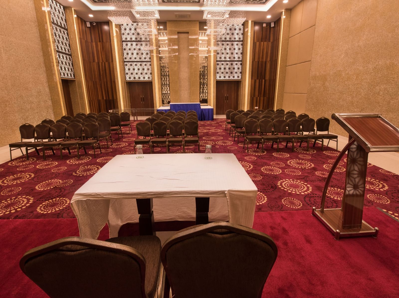boardroom and conference hall at Le ROI Digha Hotel West Bengal showcasing a spacious area to conduct events10
