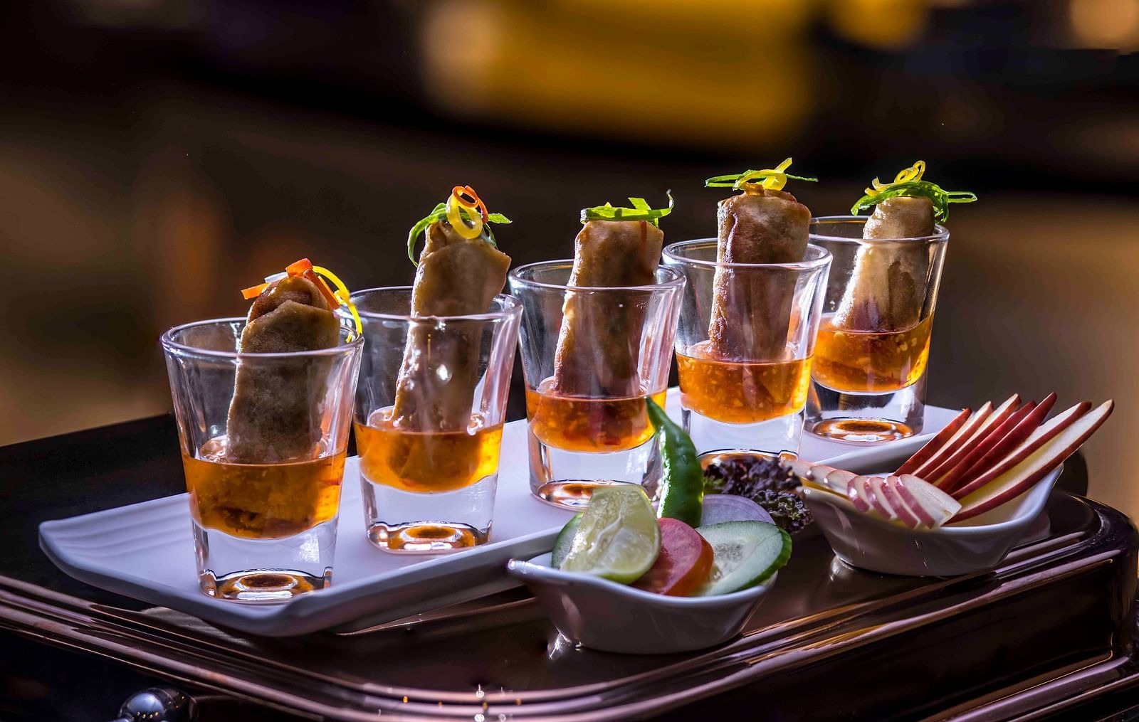 Image of a dish served in a fancy way.