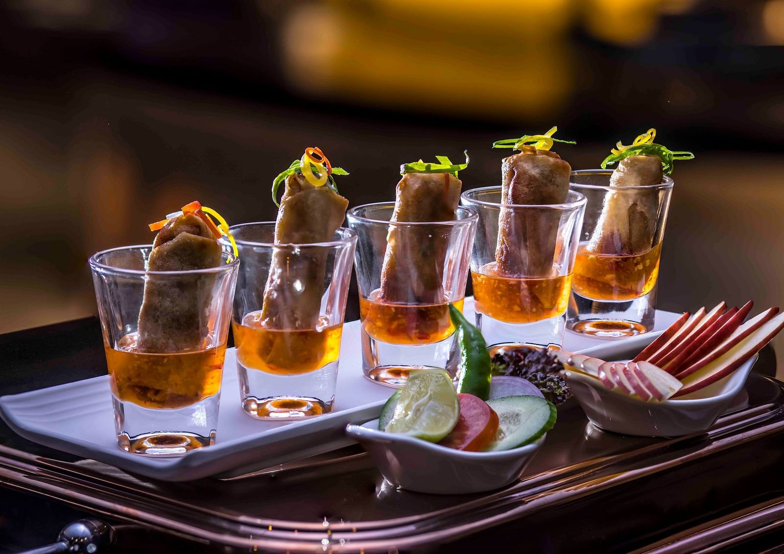 Image of a dish served in a fancy way.