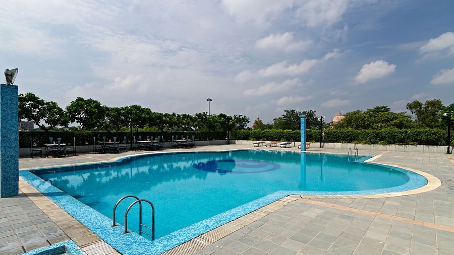 Swimming pool at Clarks Avadh
