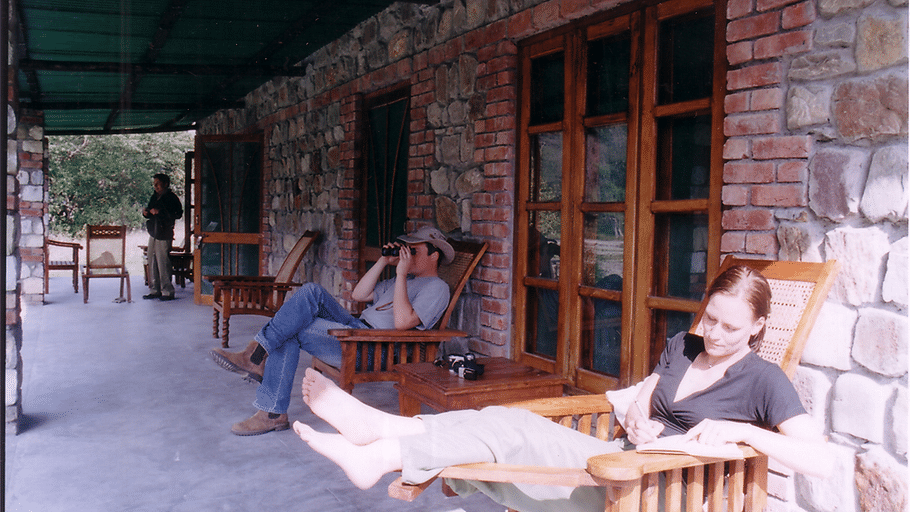 Birding from Varandah from Wild Brook Retreat - Rajaji National Park, Uttarakhand