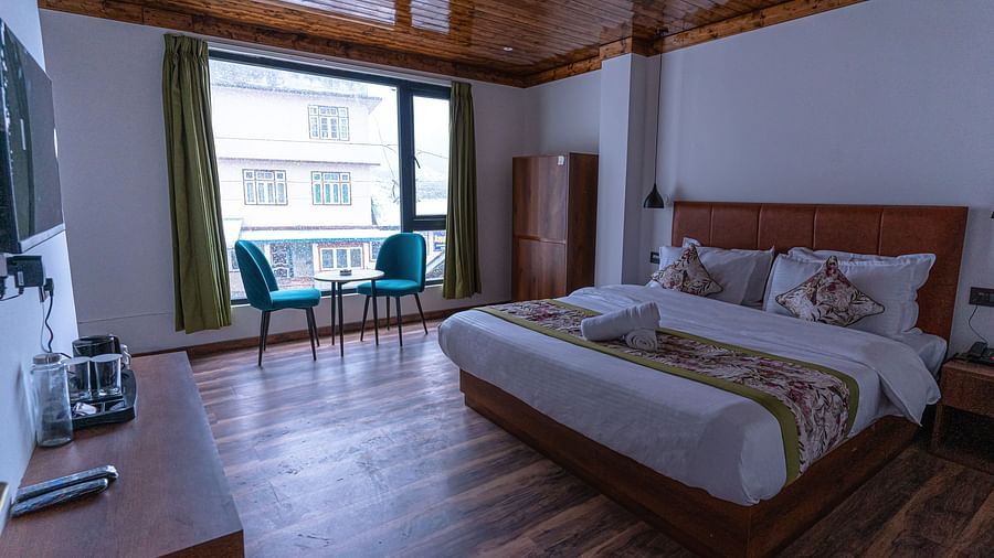 view of the premium room with large bed at Mystique Valley Resort  
