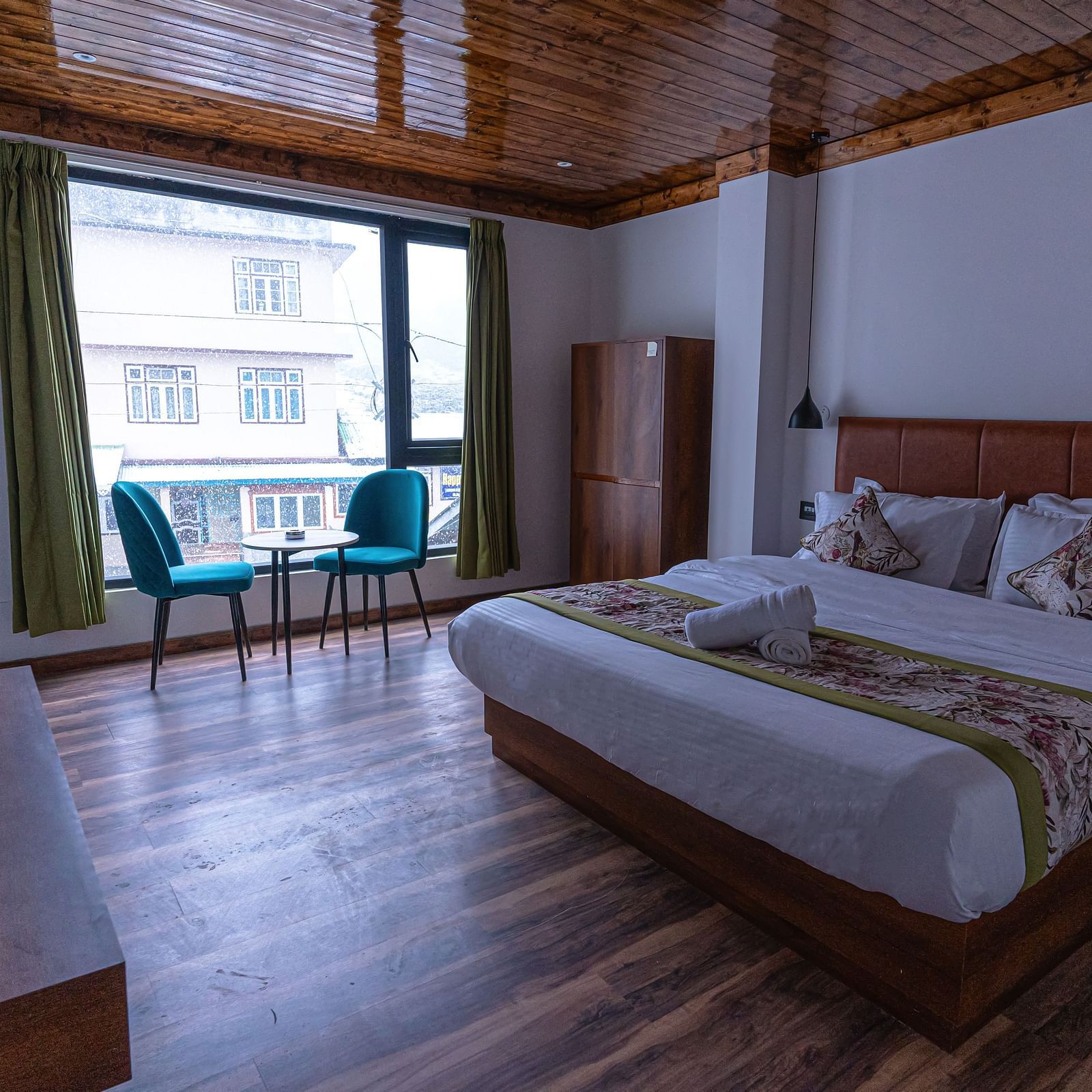 view of the premium room with large bed at Mystique Valley Resort  