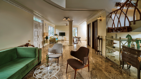 The living room in the Kohinoor Residence room - The Clarks Exotica Island House