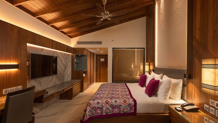 The Premier Club King Room looks royal and spacious