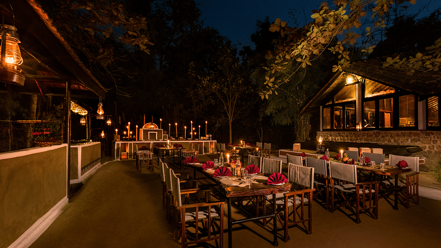 Gol Ghar restaurant in pachmarhi-Reni Pani Jungle Lodge in Satpura5