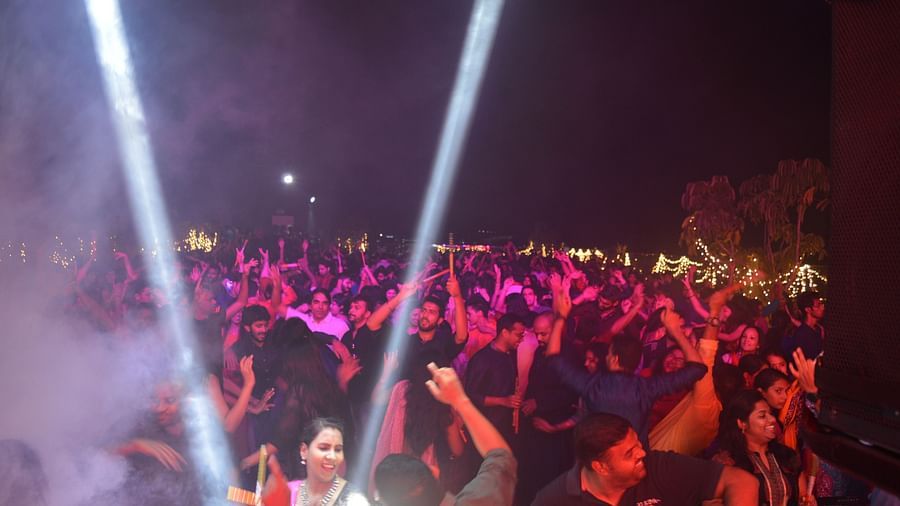 crowd gathered at an event