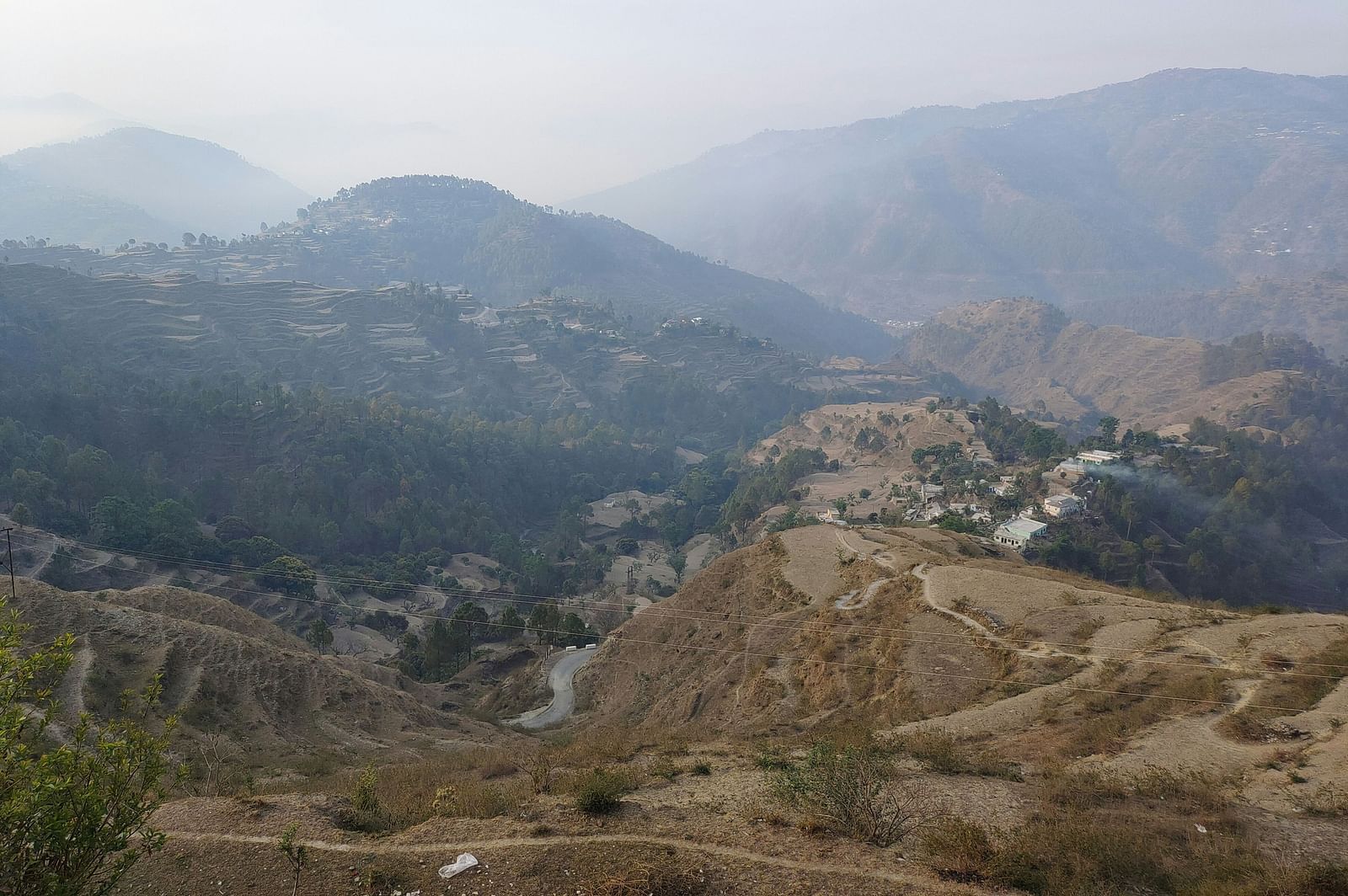 aerial view of a mountain