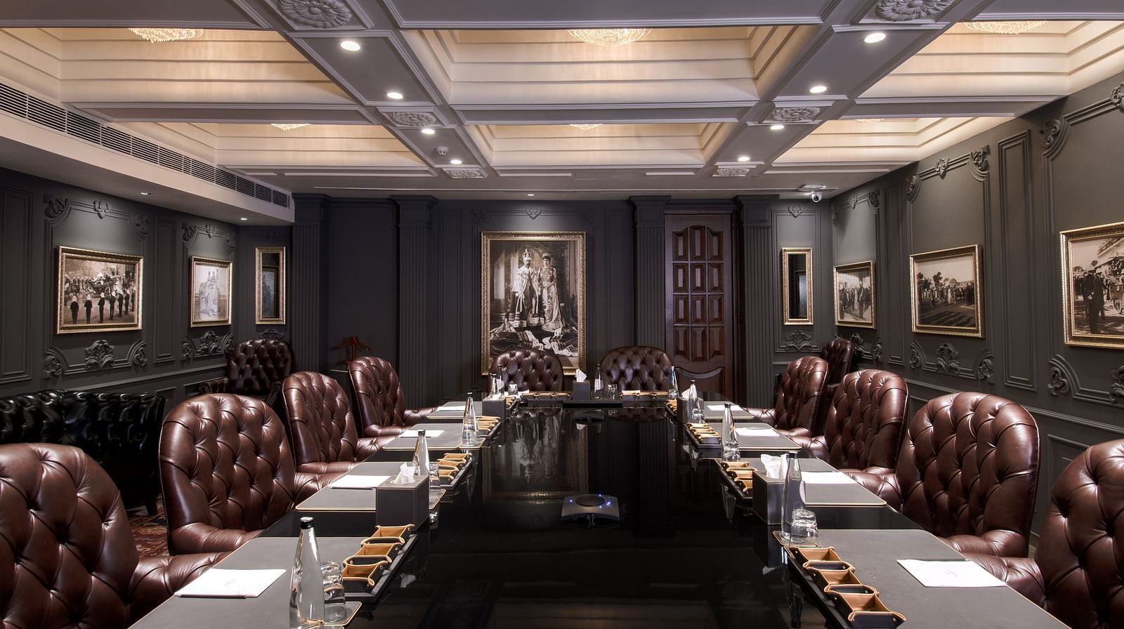 Board room with chiars and tables at The Claridges New Delhi