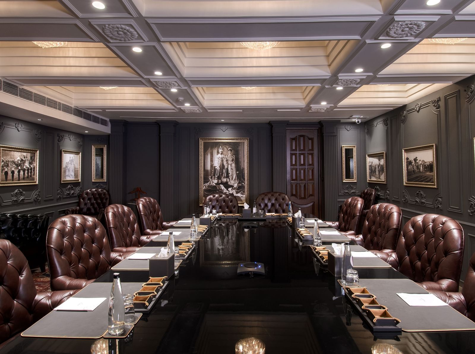an image of the king George V board room with elegant interiors ging the utmost meeting experience in new delhi at the claridges