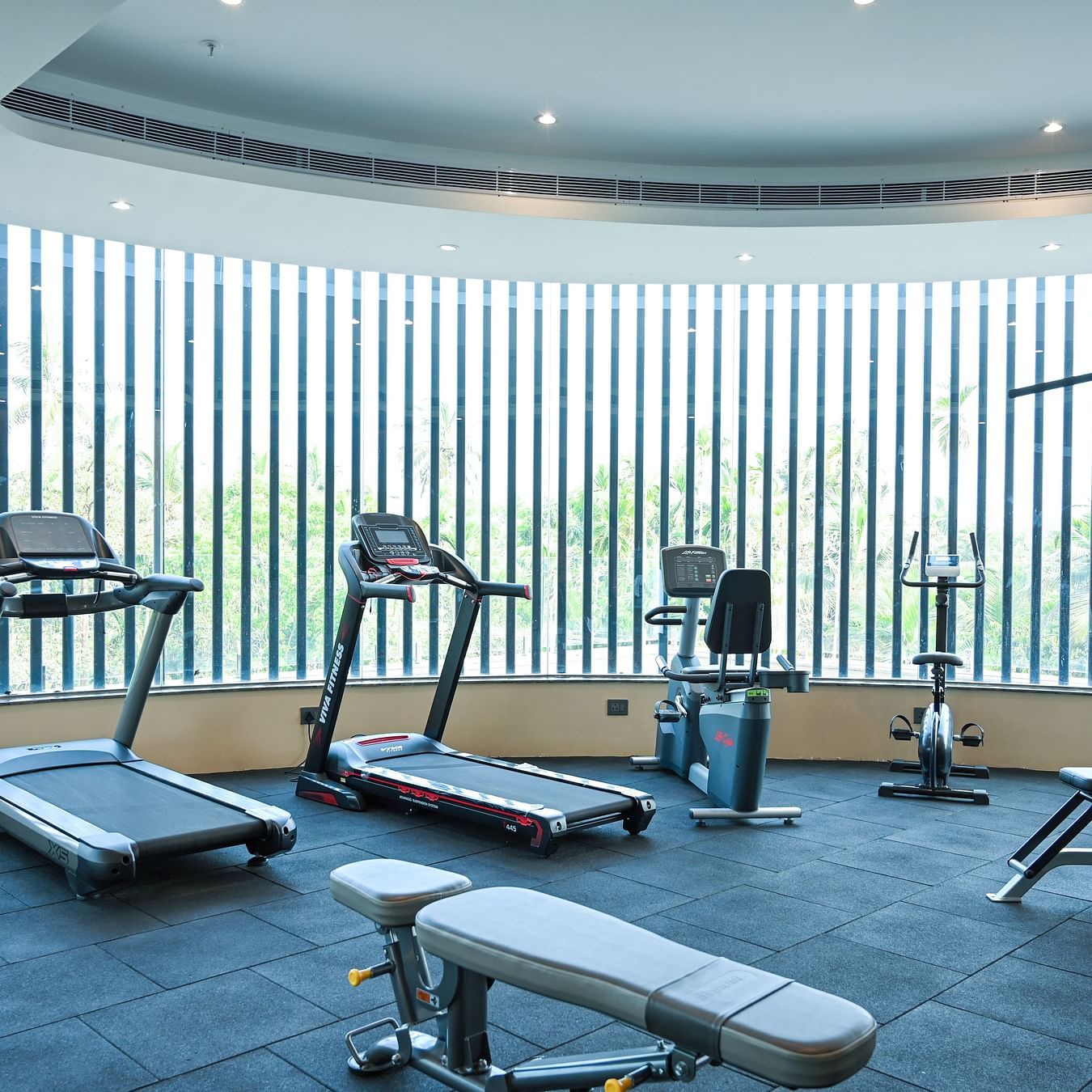 gym equipment at fitness centre 2
