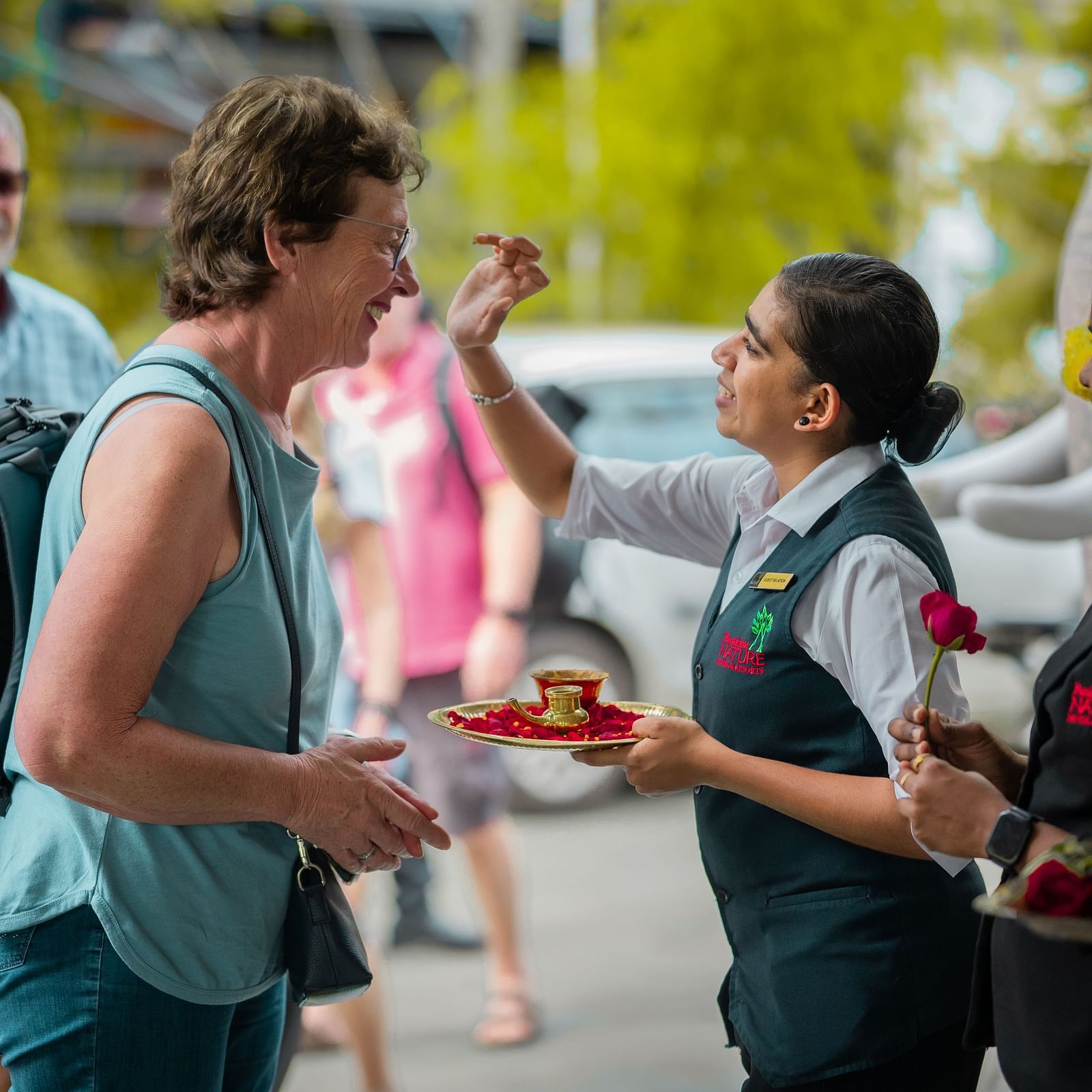 Staff welcoming the Guests at Parakkat Nature Hotel & Resorts, Munnar 23