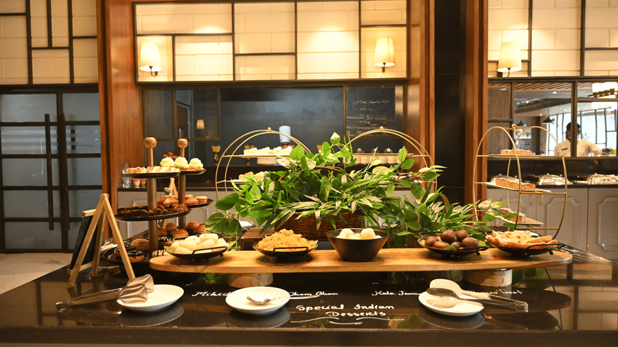 buffet spread - Hotel Polo Towers, Agartala