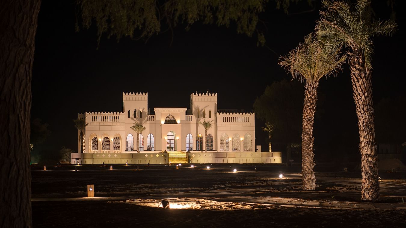 The facade of the hotel at night - Karwaan Jaisalmer