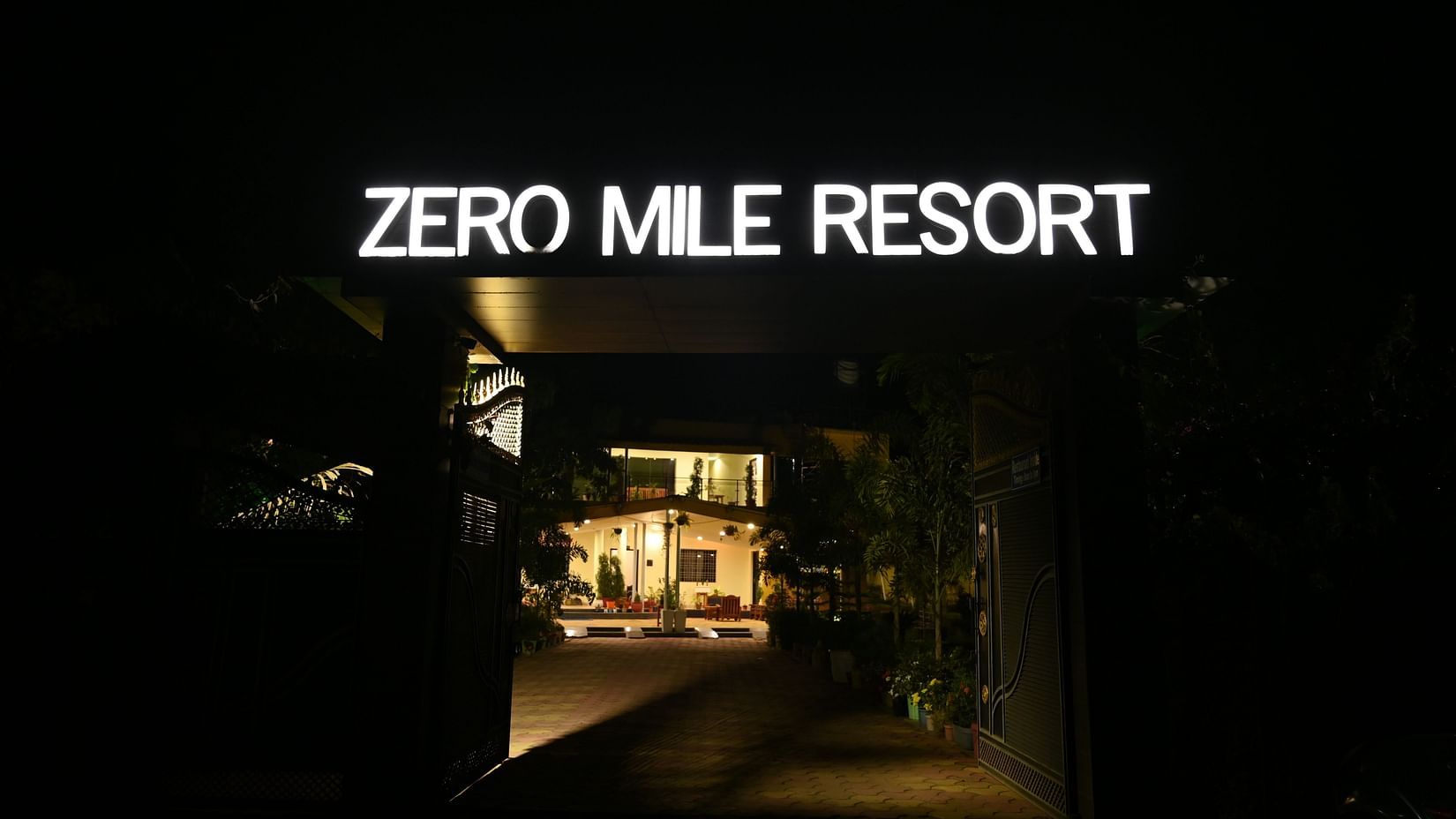 Entrance of Zeromile by Wedlock Greens, McCluskieganj