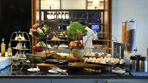 buffet spread - Polo Hotel Agartala