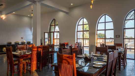 The interiors of a dining hall 6 - Karwaan Jaisalmer