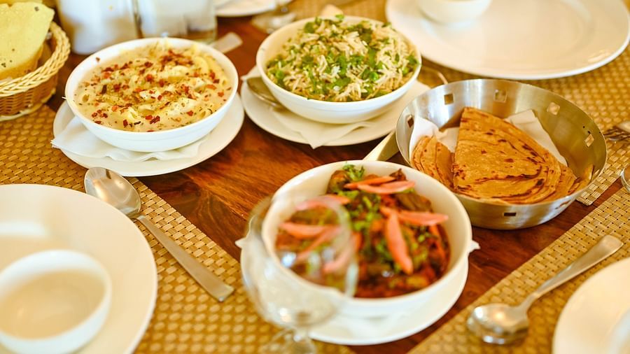 plates of Food at Clarks Inn Suites, Ranthambore