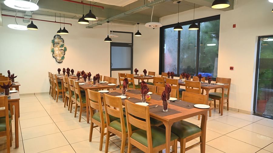 Interiors of Mayuri restaurant at Clarks Safari Kheda, Ahmedabad
