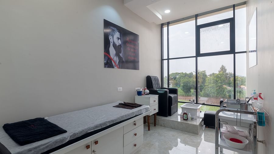 Overview of the Spa with a massage table in view - VITS Satyajeet Karad