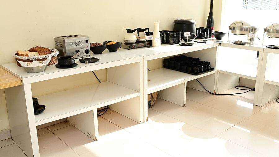 another view of the items available during the buffet inside one of the restaurants - VITS shanti solitaire, North Goa