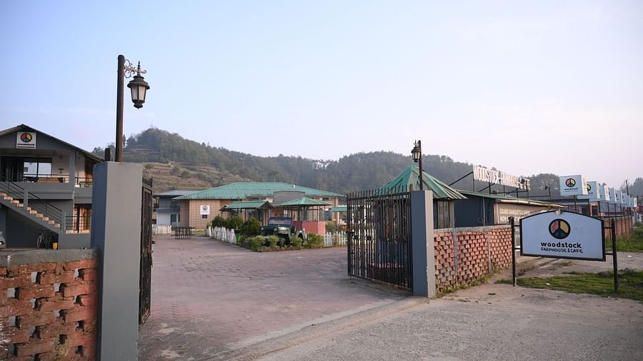 Main entrance of Woodstock Farmhouse and Café