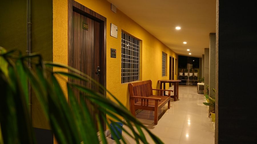 Lobby area at Zeromile by Wedlock Greens, McCluskieganj