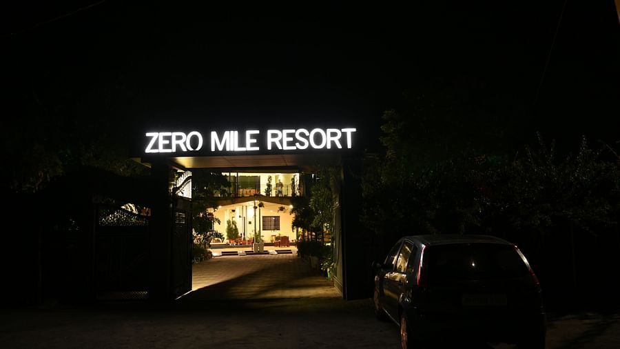 Entrance of Zeromile by Wedlock Greens, McCluskieganj
