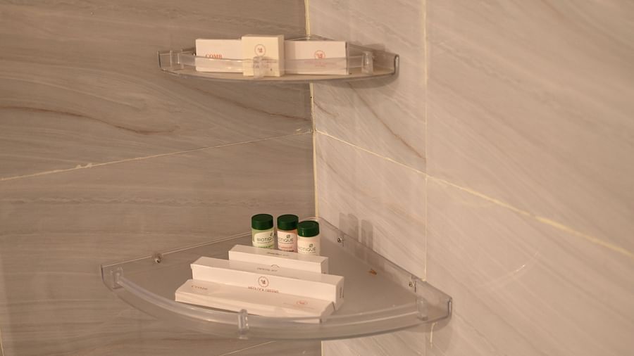 Bathroom Amenities at Zeromile by Wedlock Greens, McCluskieganj
