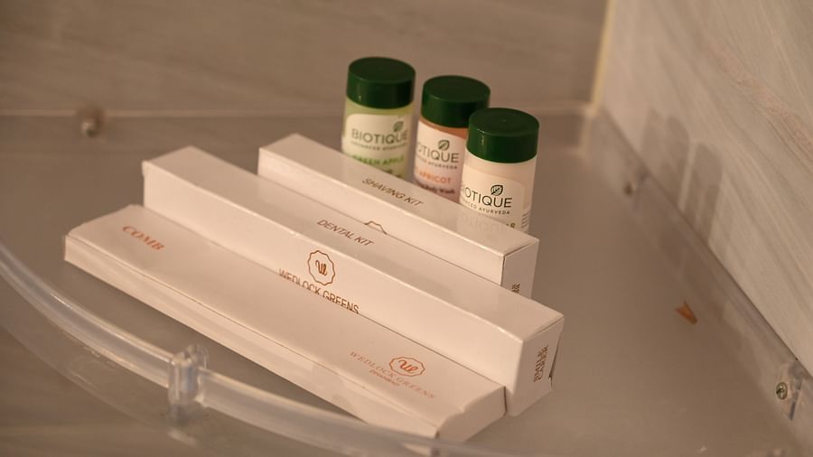 Bathroom Amenities at Zeromile by Wedlock Greens, McCluskieganj