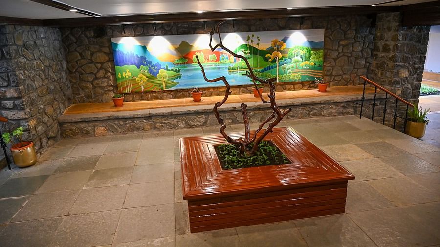 the waiting area at The Carlton 
