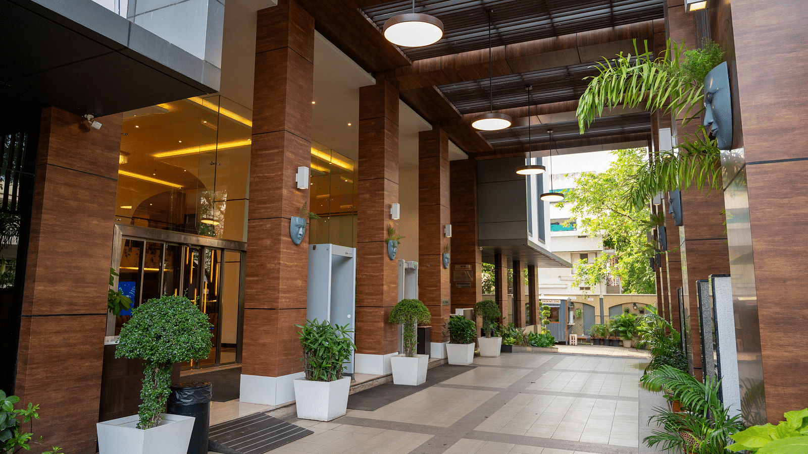 facade image of the portico at  Grand Kakinada by GRT Hotels