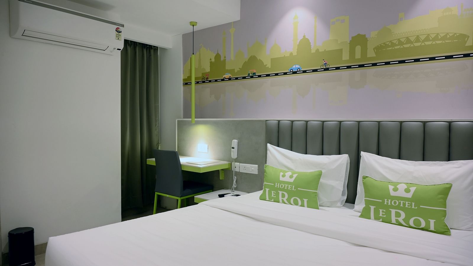 Picture featuring the interior view of Executive room - Hotel Le ROI Express, Karol Bagh 