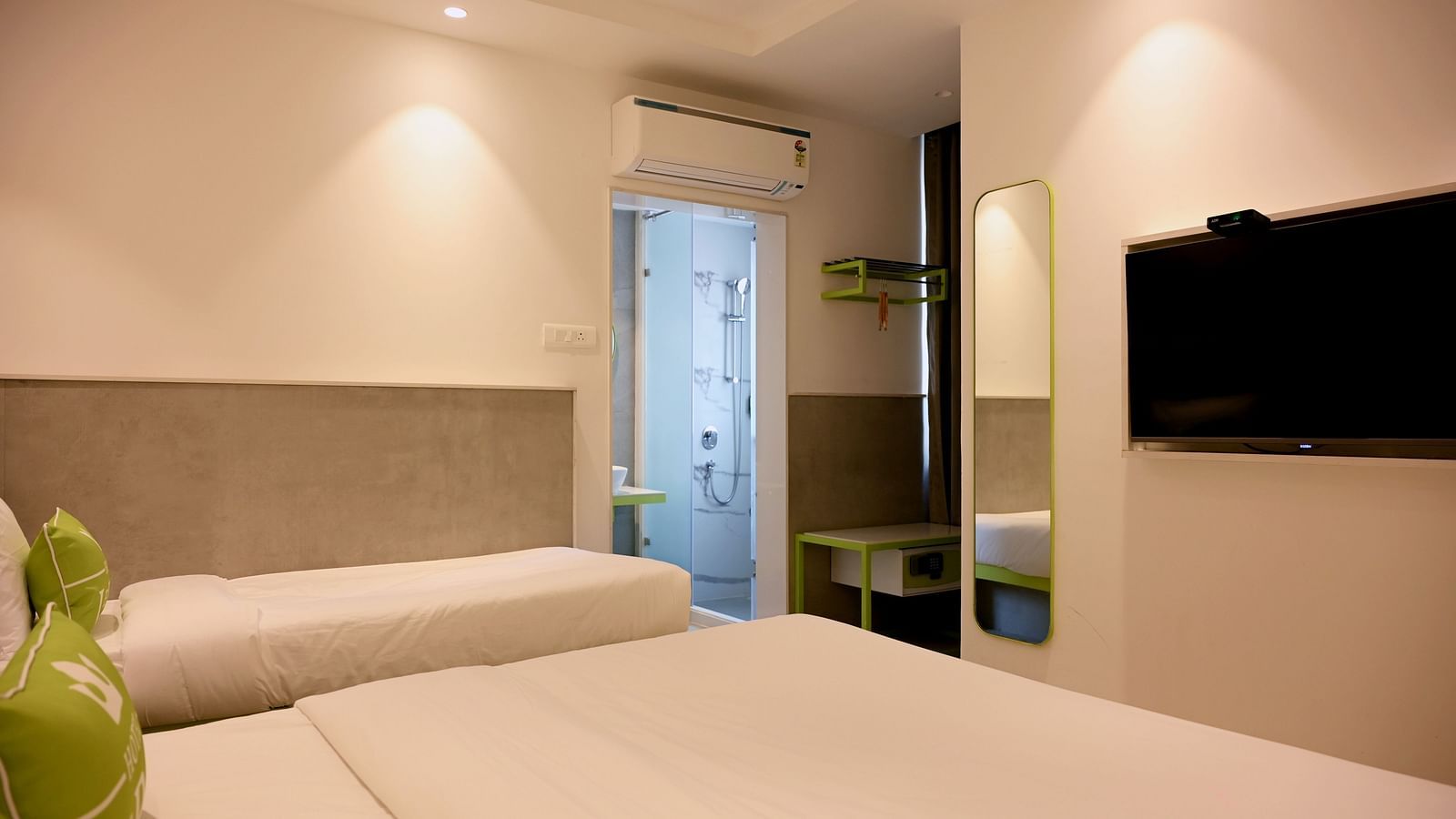 Picture featuring the interior view of Family room - Hotel Le ROI Express, Karol Bagh 