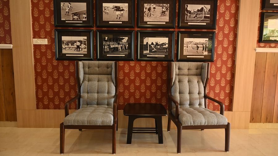 Two sofas in the Lobby of MAYFAIR World Cup Village, Rourkela 4