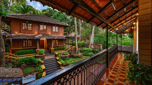 Facade view from the room at Neemrana s Three waters