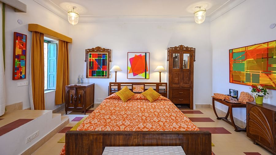 View of Rafique Mahal room at Tijara Fort Palace Alwar